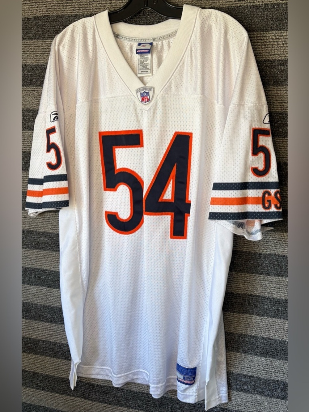 Vintage 2000’s Reebok Brian Urlacher Chicago Bears Authentic Pro Jersey Size 54